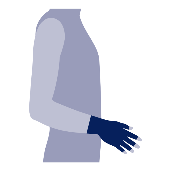 AC1 rękawiczka krótka z palcami z kciukiem